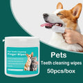 Dog & Cat Finger Toothbrush Wipes — Disposable Dental Cleaning for Fresh Breath