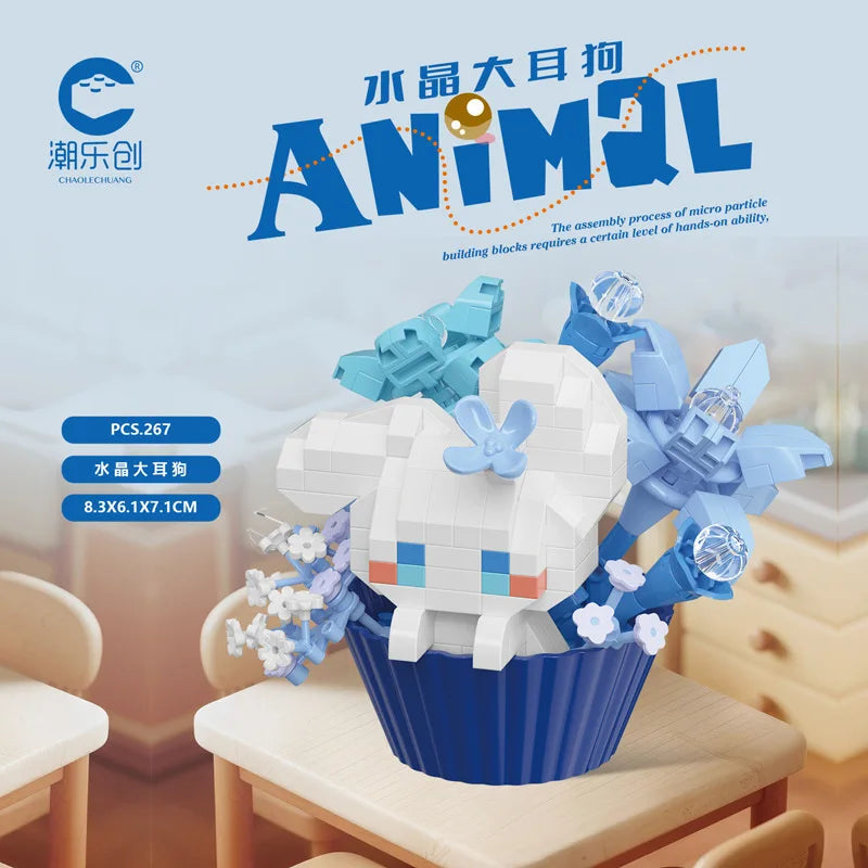 Cute Dessert Animal Building Block — Mini DIY Figure for Kids & Collectors