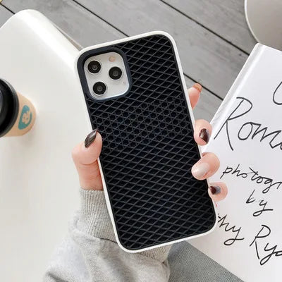 Waffle Sole Silicone iPhone Case — All Models | Vans-Style Grip Cover