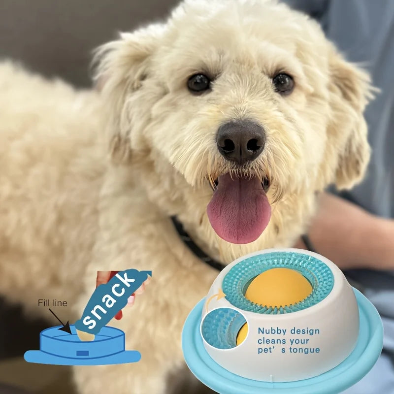 Pet Lick Mat — Slow Feeder & Interactive Snack Bowl for Dogs & Cats