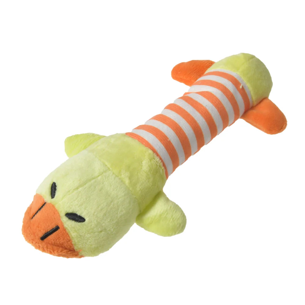 Plush Dinosaur Chew Toy for Dogs & Cats — Interactive Stuffed Animal Toy