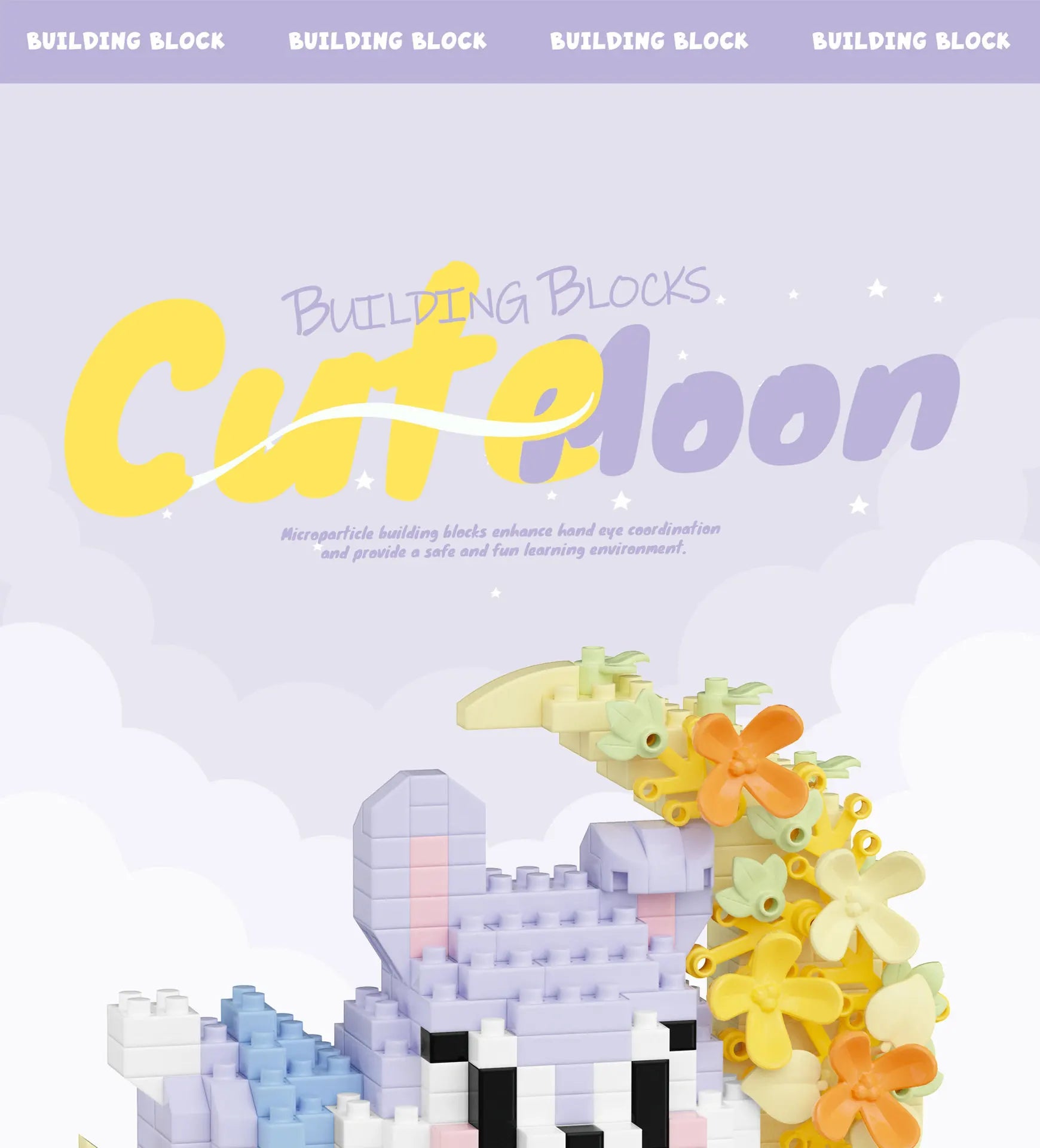 Cute Mini Pet Building Block — Collectible Animal Figure for Kids & Adults