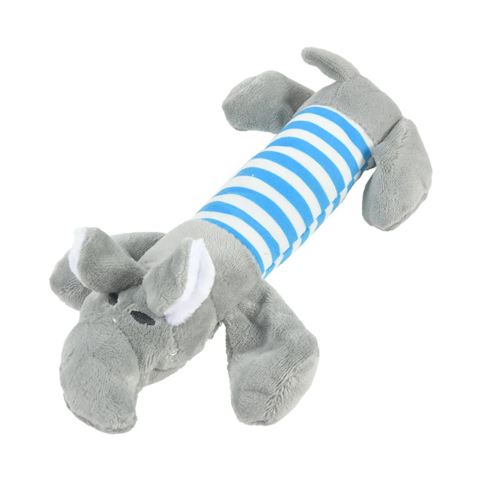 Plush Dinosaur Chew Toy for Dogs & Cats — Interactive Stuffed Animal Toy
