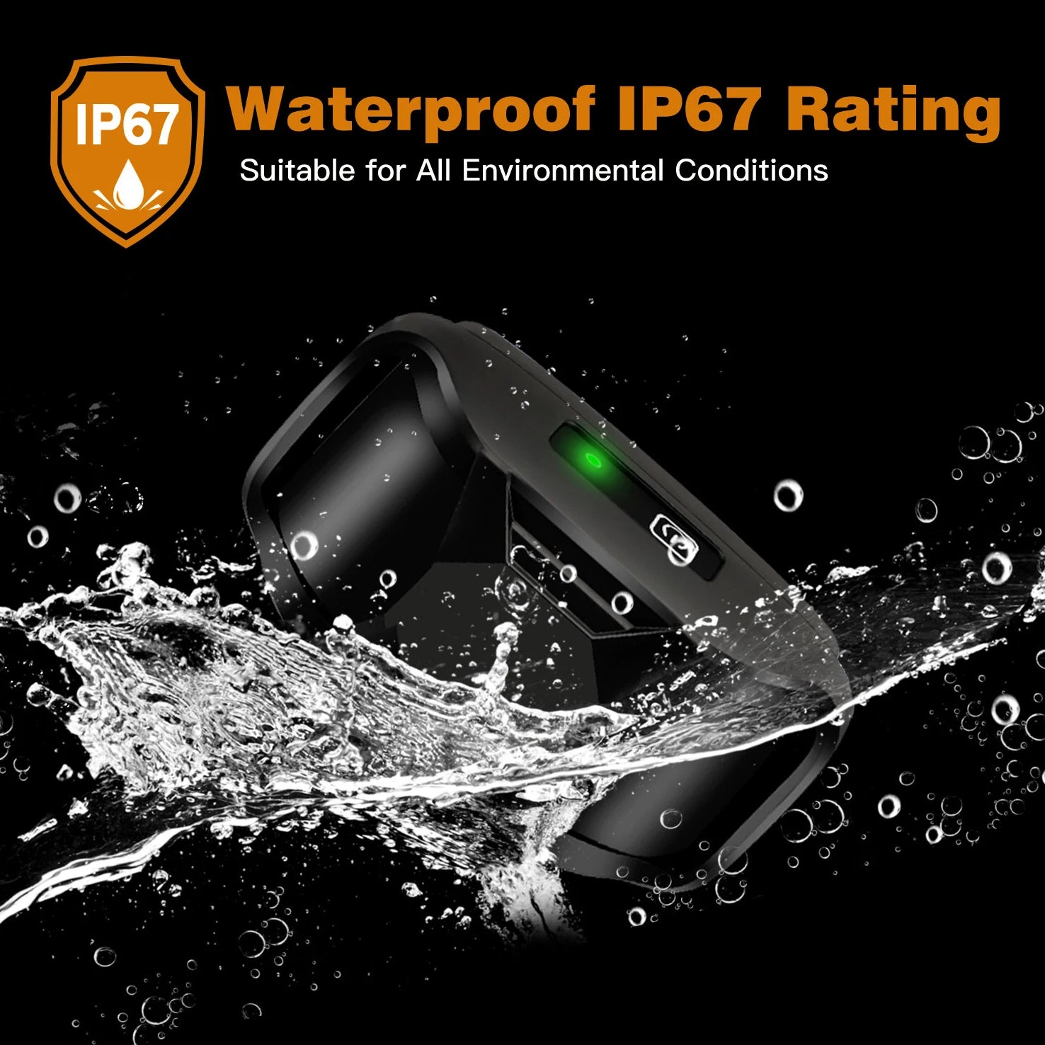 Electric Dog Training Collar with Remote — 3300Ft Range, Waterproof, Shock & Vibration