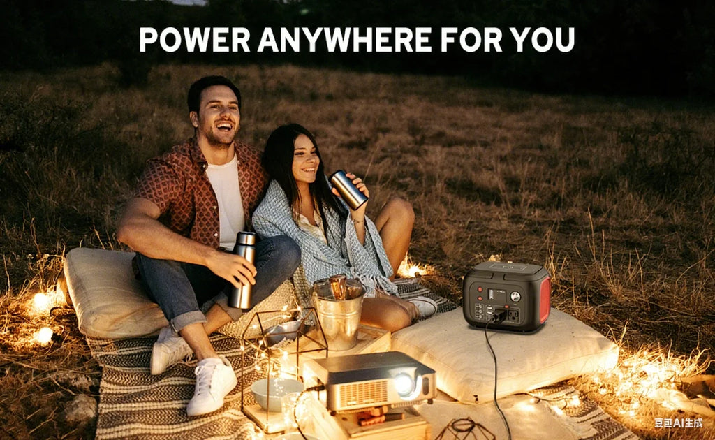 Portable Power Station - Solar Generator for Camping & Home