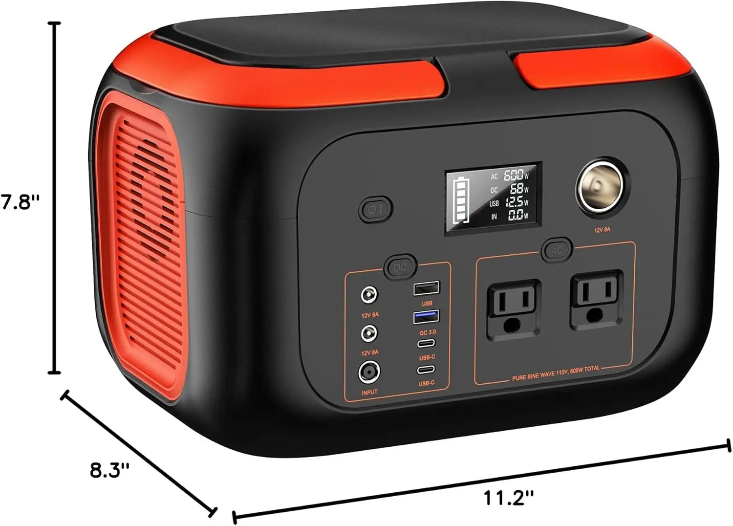 Portable Power Station - Solar Generator for Camping & Home