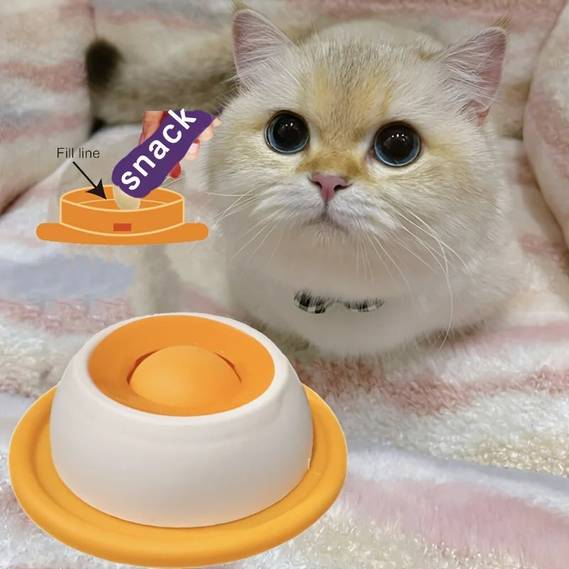 Pet Lick Mat — Slow Feeder & Interactive Snack Bowl for Dogs & Cats