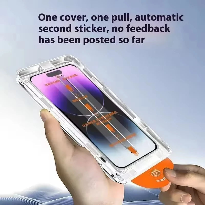 HD Tempered Glass Screen Protector for iPhone — All Models | Dust-Free Easy Install