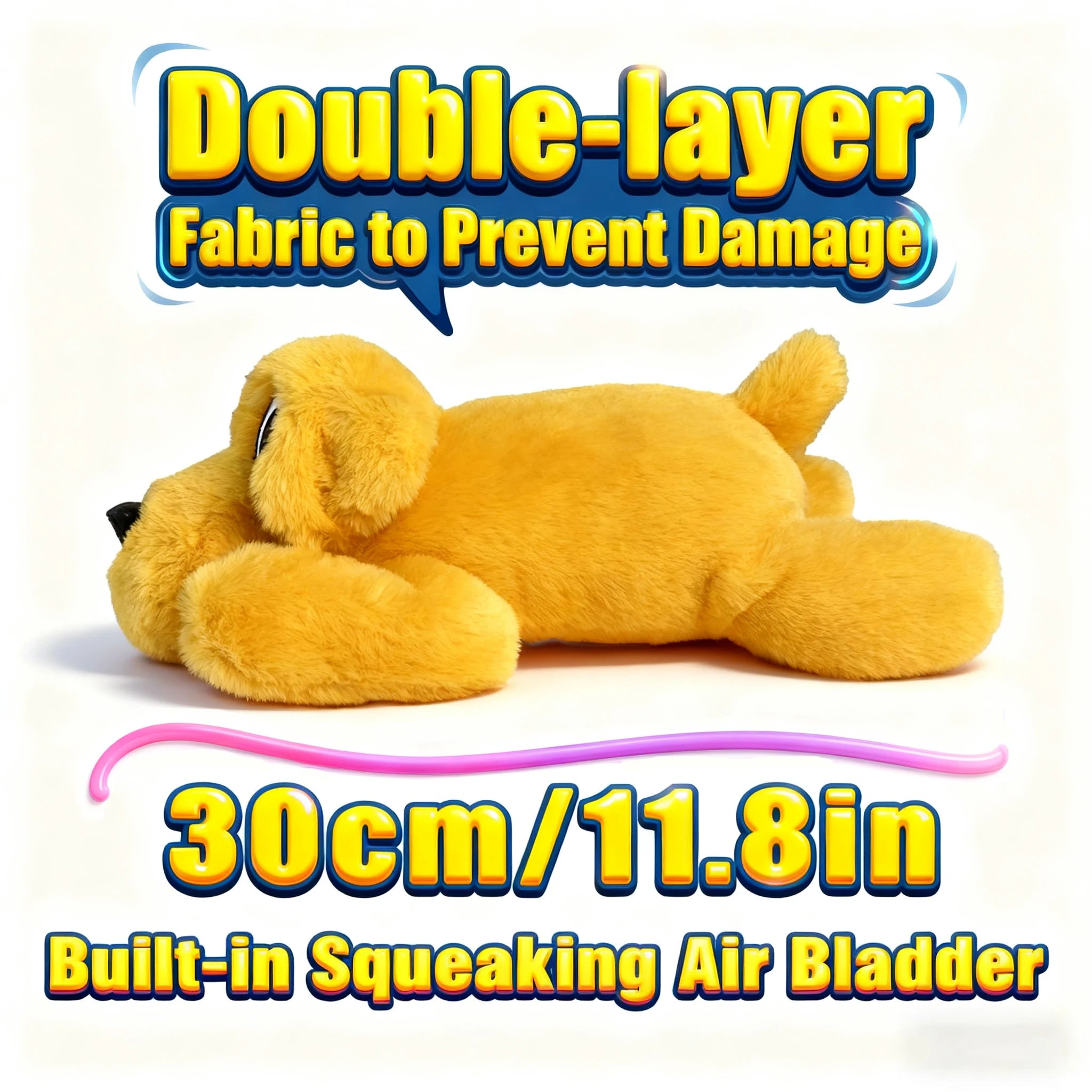 Interactive Soothing Plush Toy for Pets — Tear-Resistant & Washable