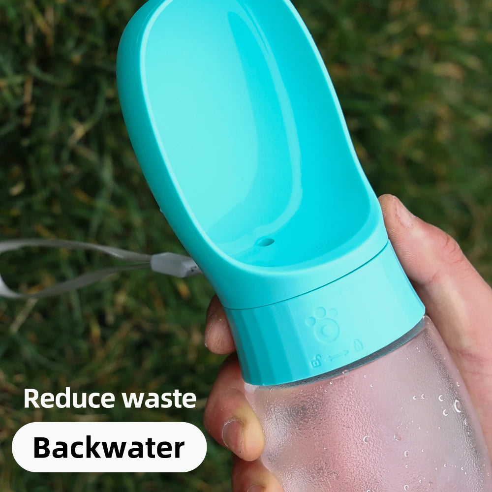 Portable Dog Water Bottle — Leak-Proof Travel Dispenser for Dogs & Cats