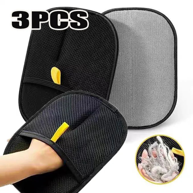 Pet Hair Removal Glove — Reusable Electrostatic Lint & Fur Cleaner for Dogs & Cats