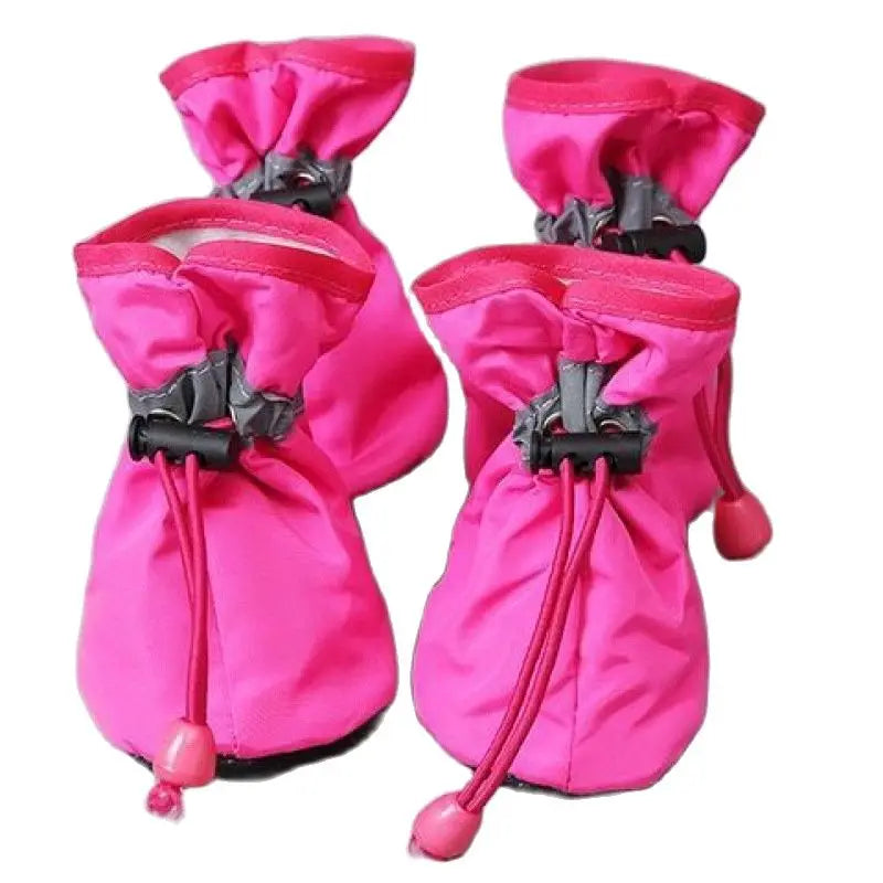 Waterproof Dog Boots – Set of 4 | Anti-Slip Rain Shoes for Pets