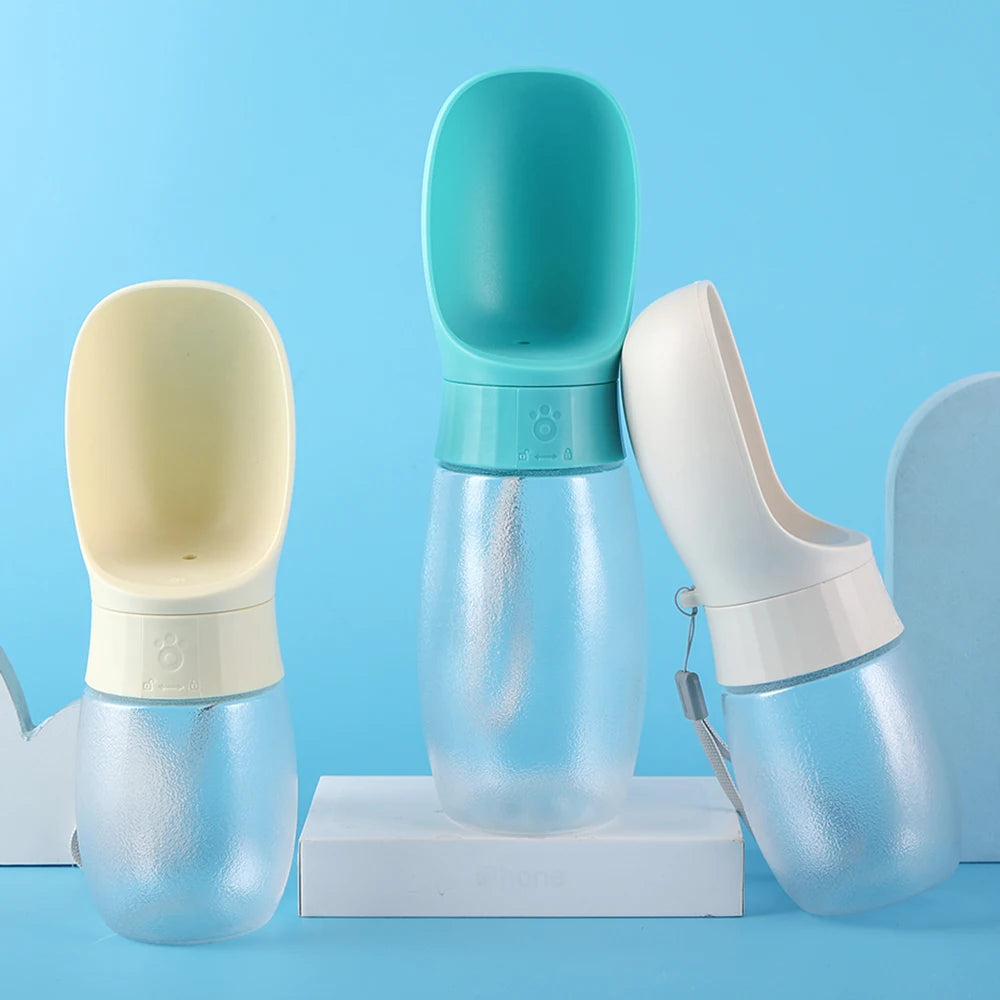 Portable Dog Water Bottle — Leak-Proof Travel Dispenser for Dogs & Cats