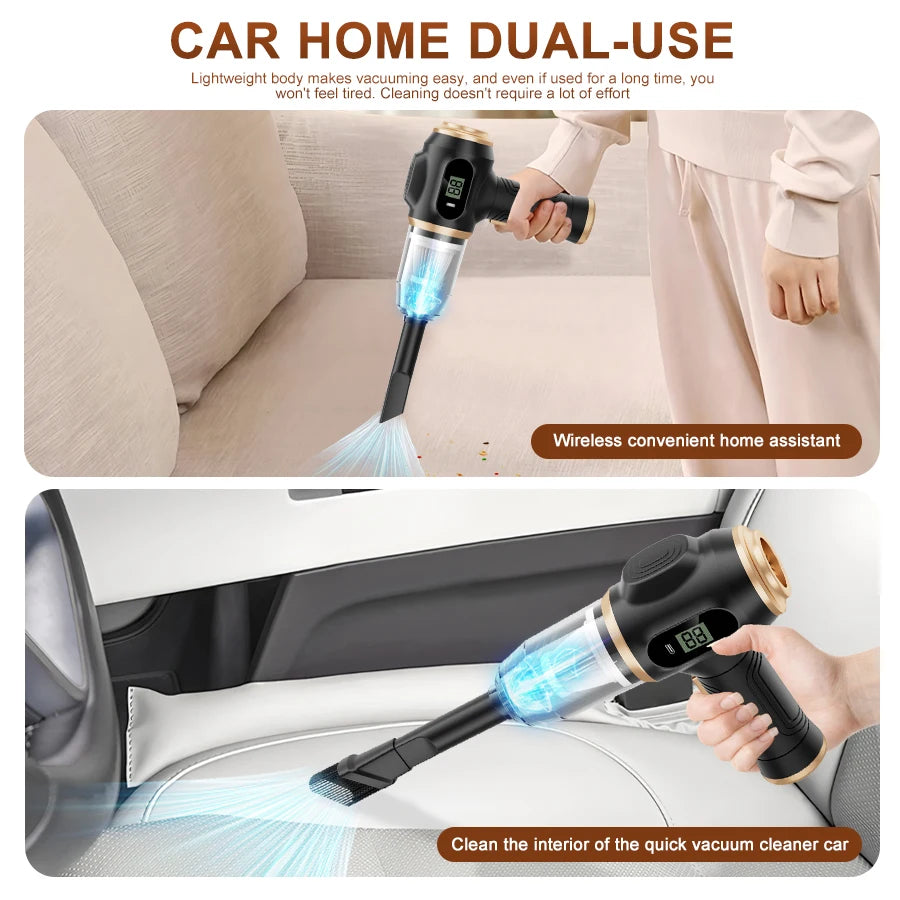 Pet Hair Cordless Handheld Vacuum — Powerful Suction for Dog & Cat Hair, Car & Home