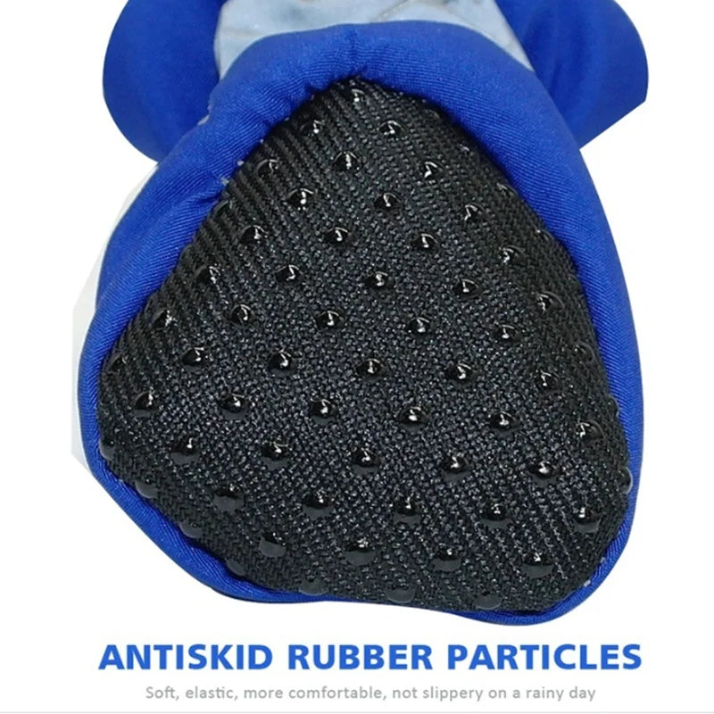 Waterproof Dog Boots – Set of 4 | Anti-Slip Rain Shoes for Pets