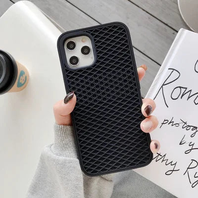 Waffle Sole Silicone iPhone Case — All Models | Vans-Style Grip Cover