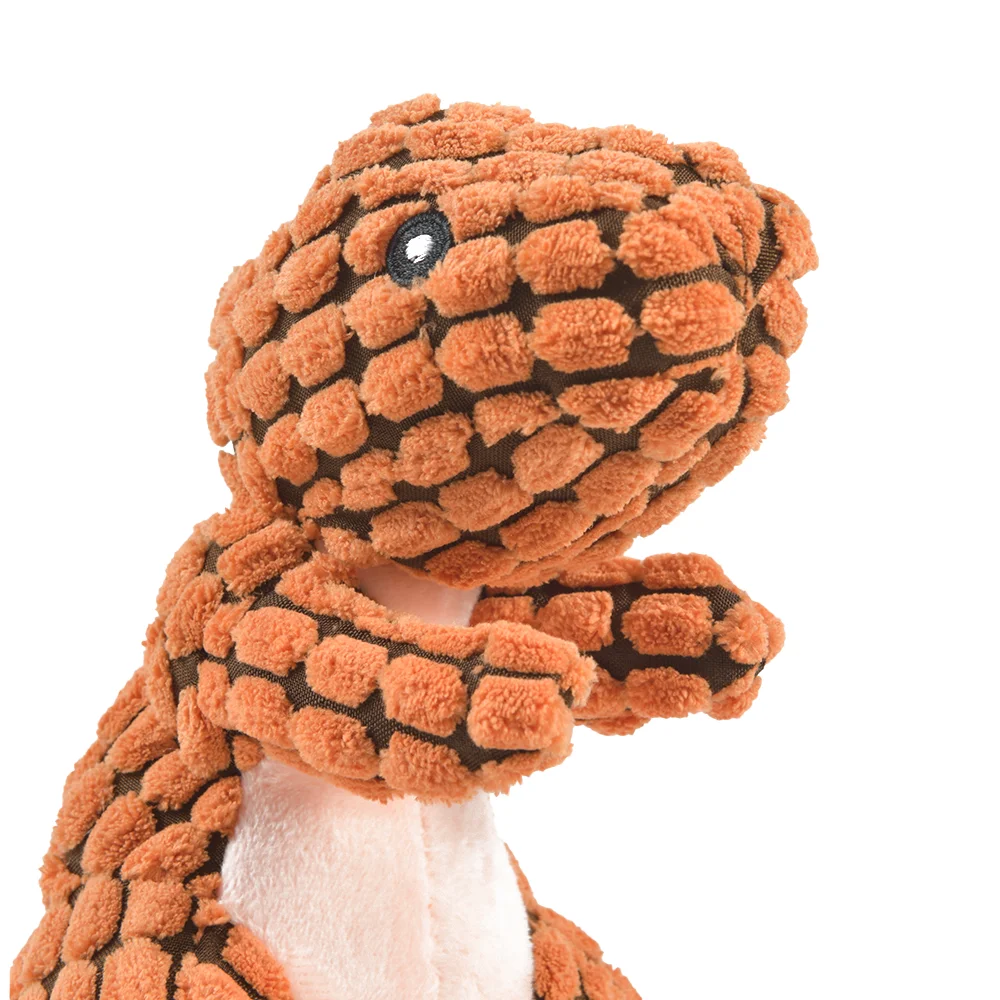 Plush Dinosaur Chew Toy for Dogs & Cats — Interactive Stuffed Animal Toy