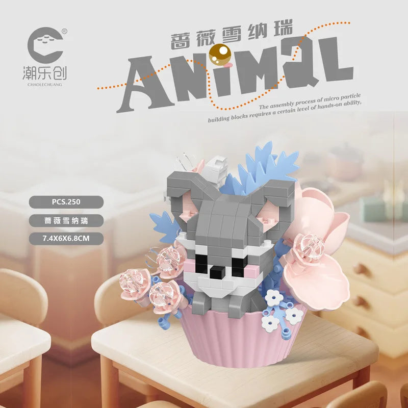 Cute Dessert Animal Building Block — Mini DIY Figure for Kids & Collectors