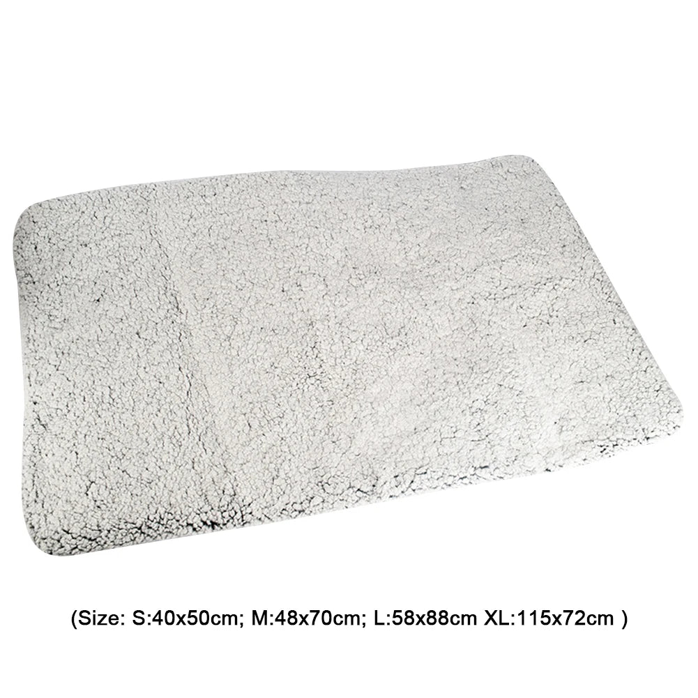 Self-Warming Pet Bed Mat — Cozy Indoor Blanket for Small Cats & Dogs, No Electricity