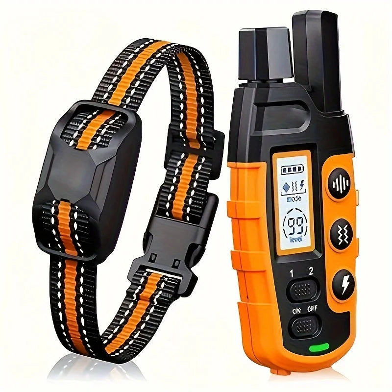 Electric Dog Training Collar with Remote — 3300Ft Range, Waterproof, Shock & Vibration
