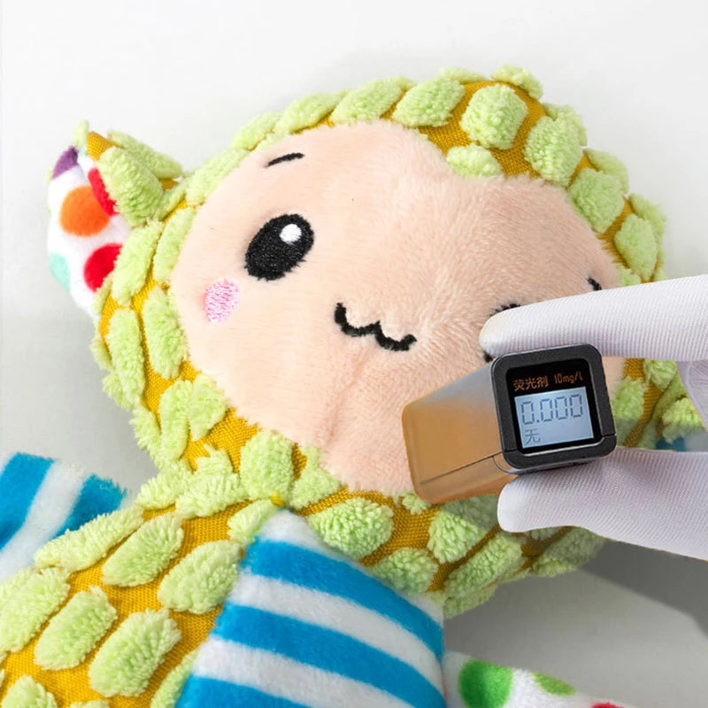 Squeaky Plush Pet Toy — Cute Animal Chew Toy for Dogs & Cats