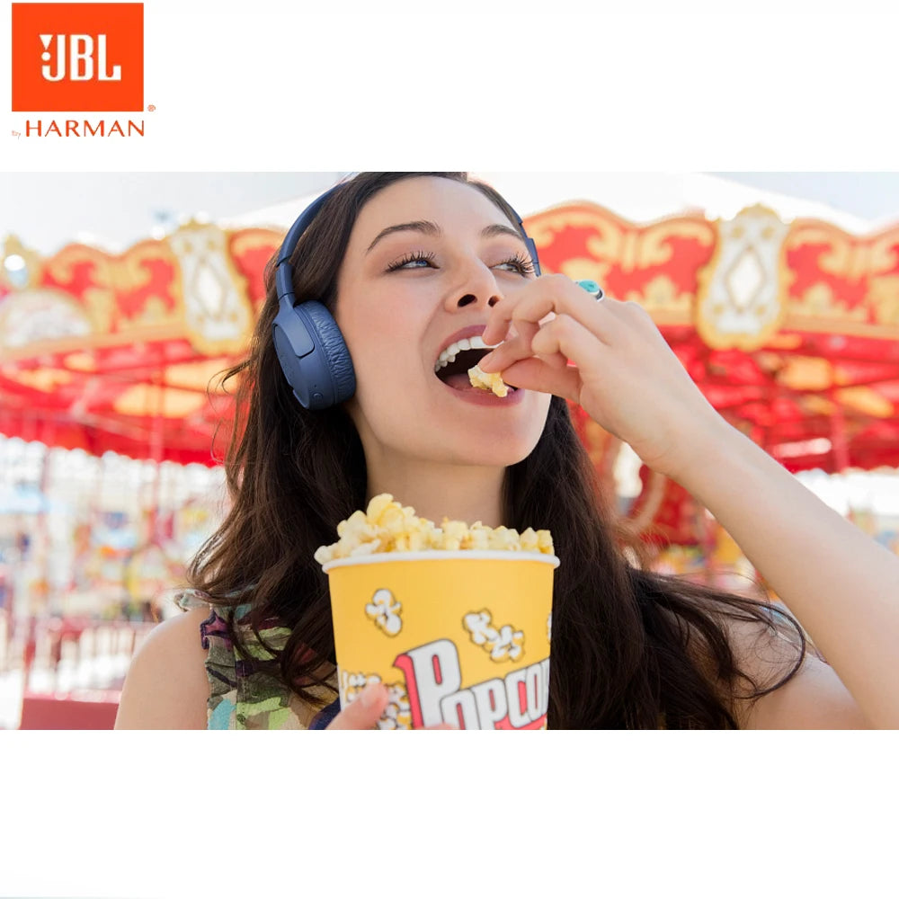 JBL Tune 510BT Wireless Headset — Pure Bass, 40H Battery, Fast Charging, Foldable