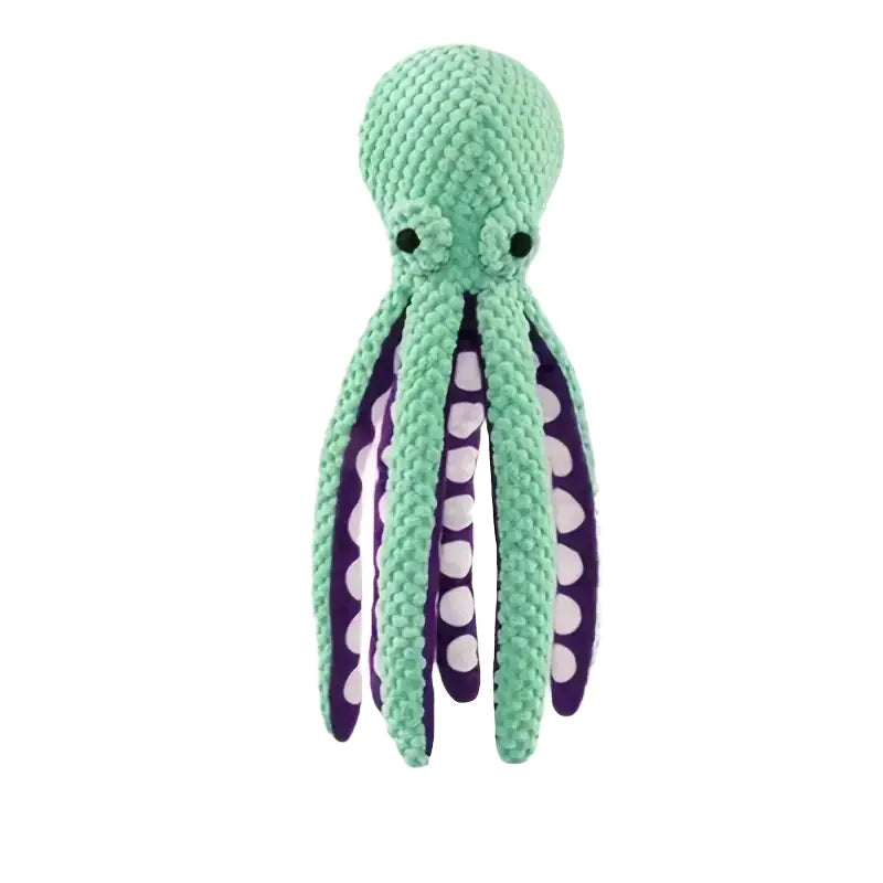 Octopus Shell Puzzle Toy — Interactive Squeaky Chew Toy for Dogs & Cats