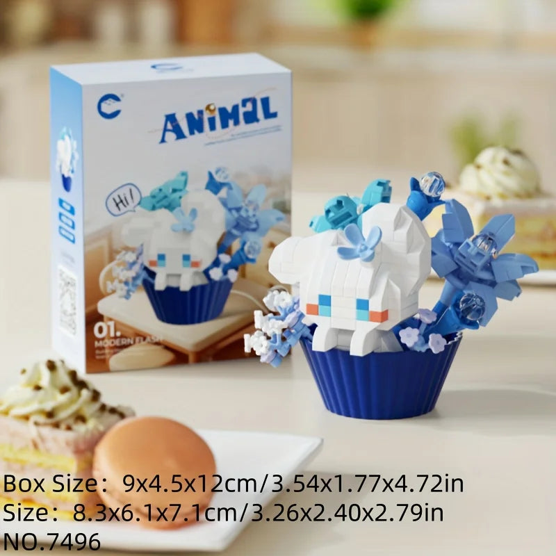 Cute Animal 3D Mini Building Block — DIY Puzzle Figure for Desk Decor & Gifting
