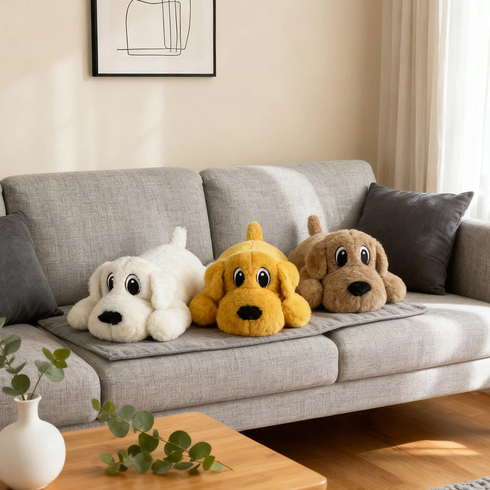 Interactive Soothing Plush Toy for Pets — Tear-Resistant & Washable