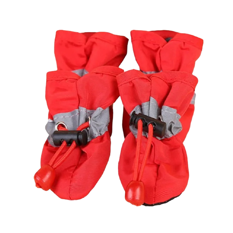 Waterproof Dog Boots – Set of 4 | Anti-Slip Rain Shoes for Pets