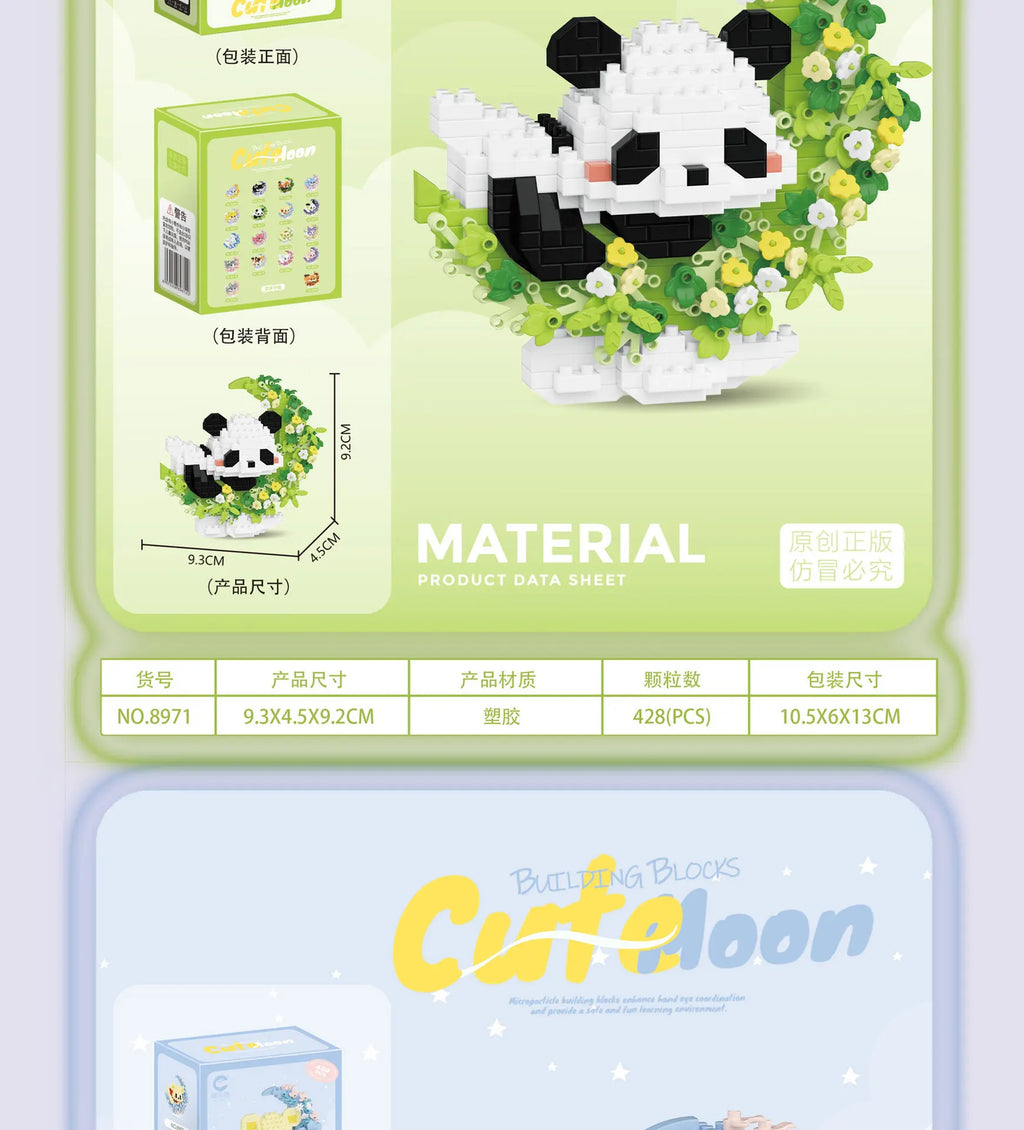 Cute Mini Pet Building Block — Collectible Animal Figure for Kids & Adults