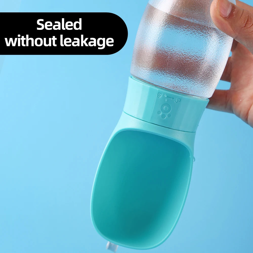 Portable Dog Water Bottle — Leak-Proof Travel Dispenser for Dogs & Cats