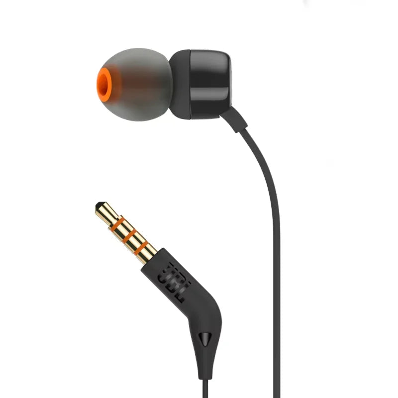 JBL TUNE Wired Earphones — Deep Bass In-Ear Headset with Microphone