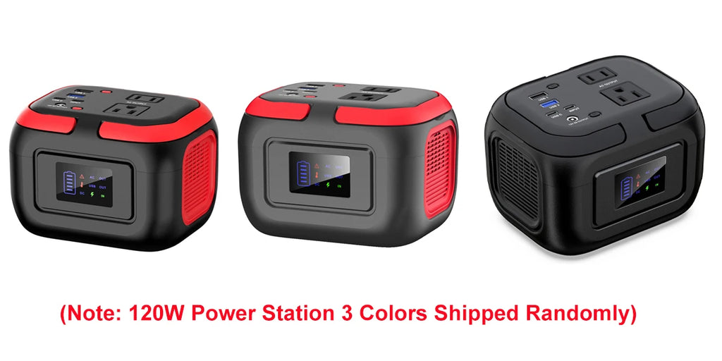 Portable Power Station - Solar Generator for Camping & Home