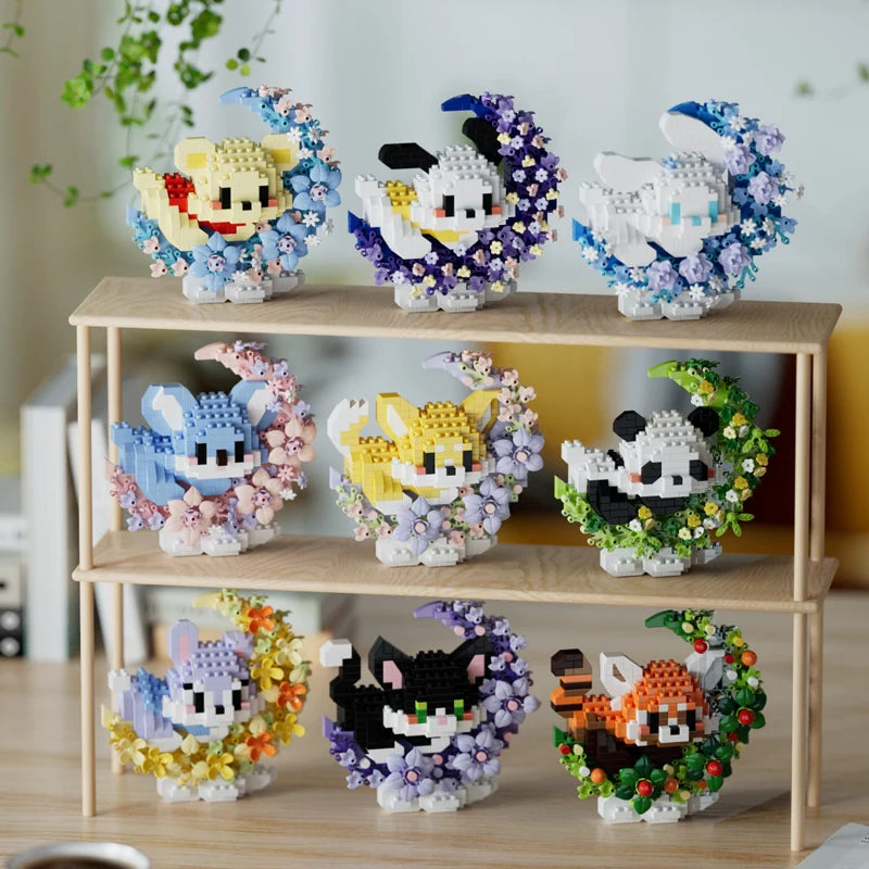Cute Mini Pet Building Block — Collectible Animal Figure for Kids & Adults