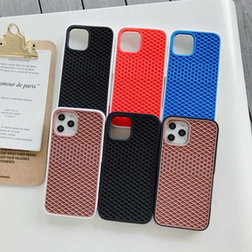 Waffle Sole Silicone iPhone Case — All Models | Vans-Style Grip Cover