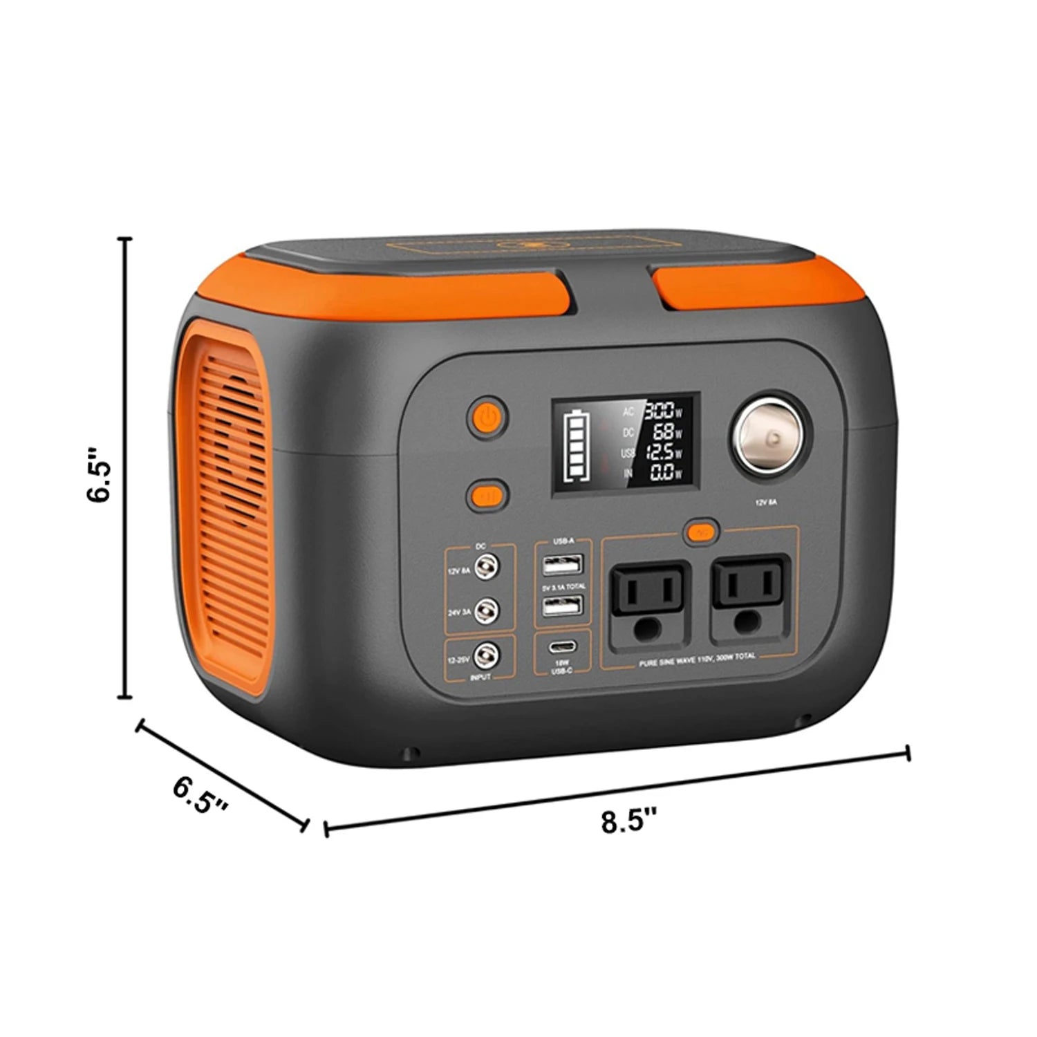 Portable Power Station - Solar Generator for Camping & Home