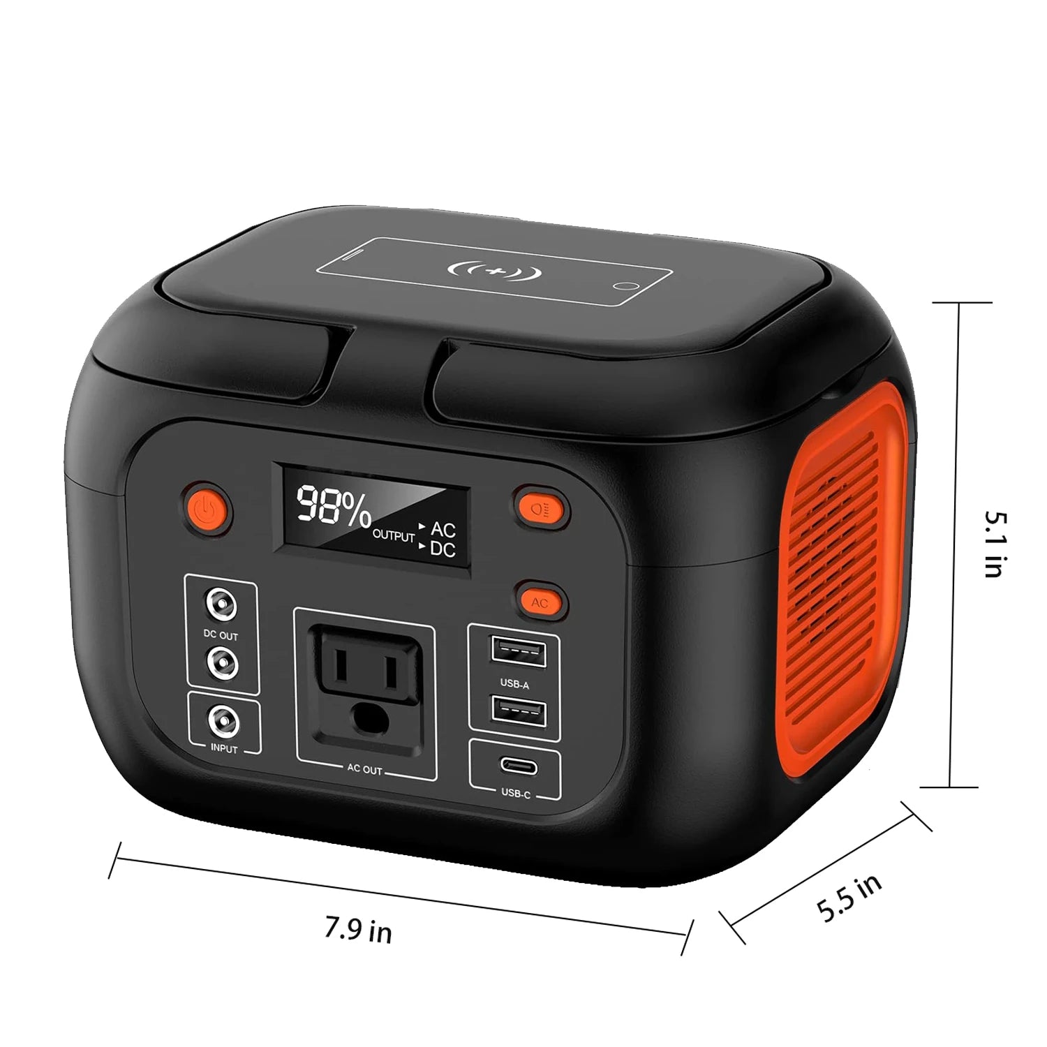 Portable Power Station - Solar Generator for Camping & Home