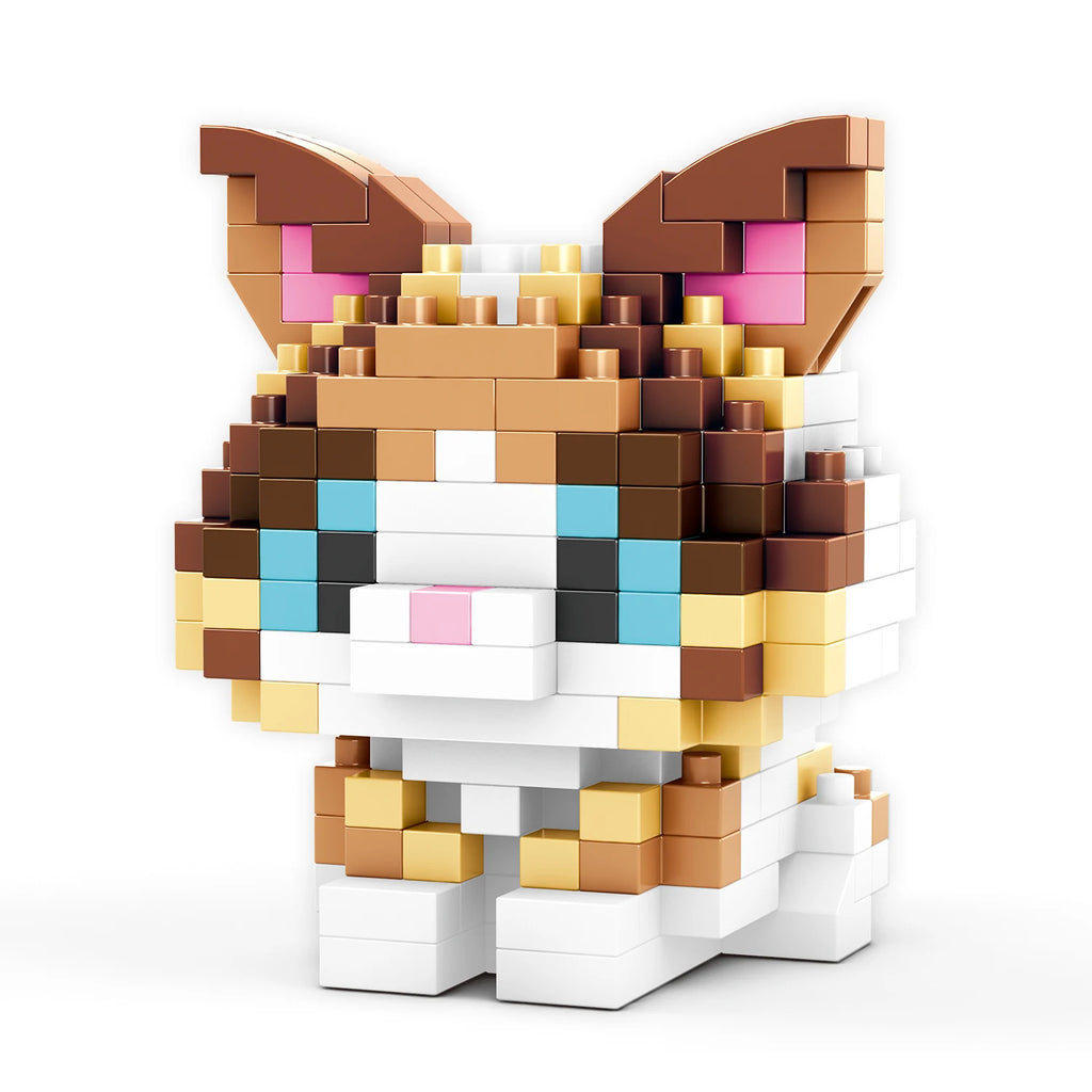 Mini Pet Building Block Figure — Cute DIY Animal Puzzle Toy for Kids & Collectors